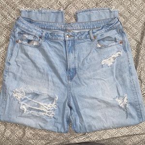 American Eagle Mom Jeans 18 Regular